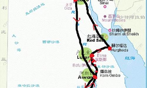 埃及旅游路线汇总-埃及旅游路线图